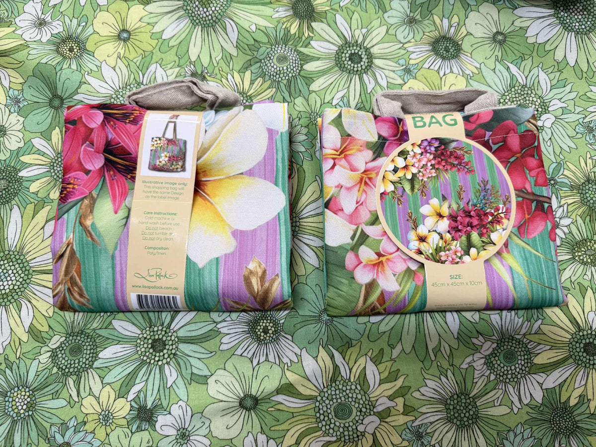 Lisa pollock shopping bag - Paradise Bloom