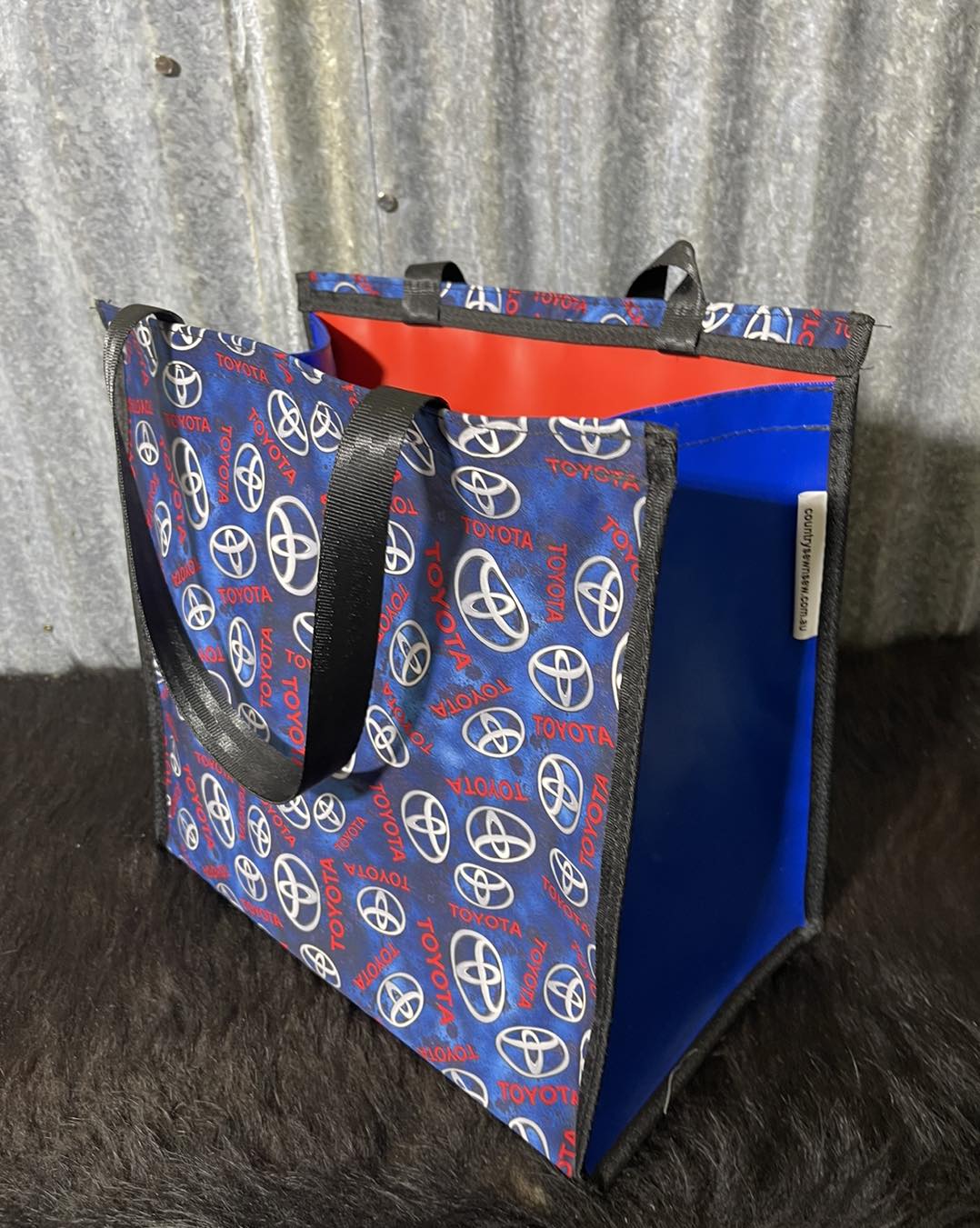 Pvc and fabric shopping bag - Landcruiser