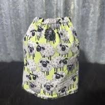 Fabric sock savers- sheep, 1 black sheep