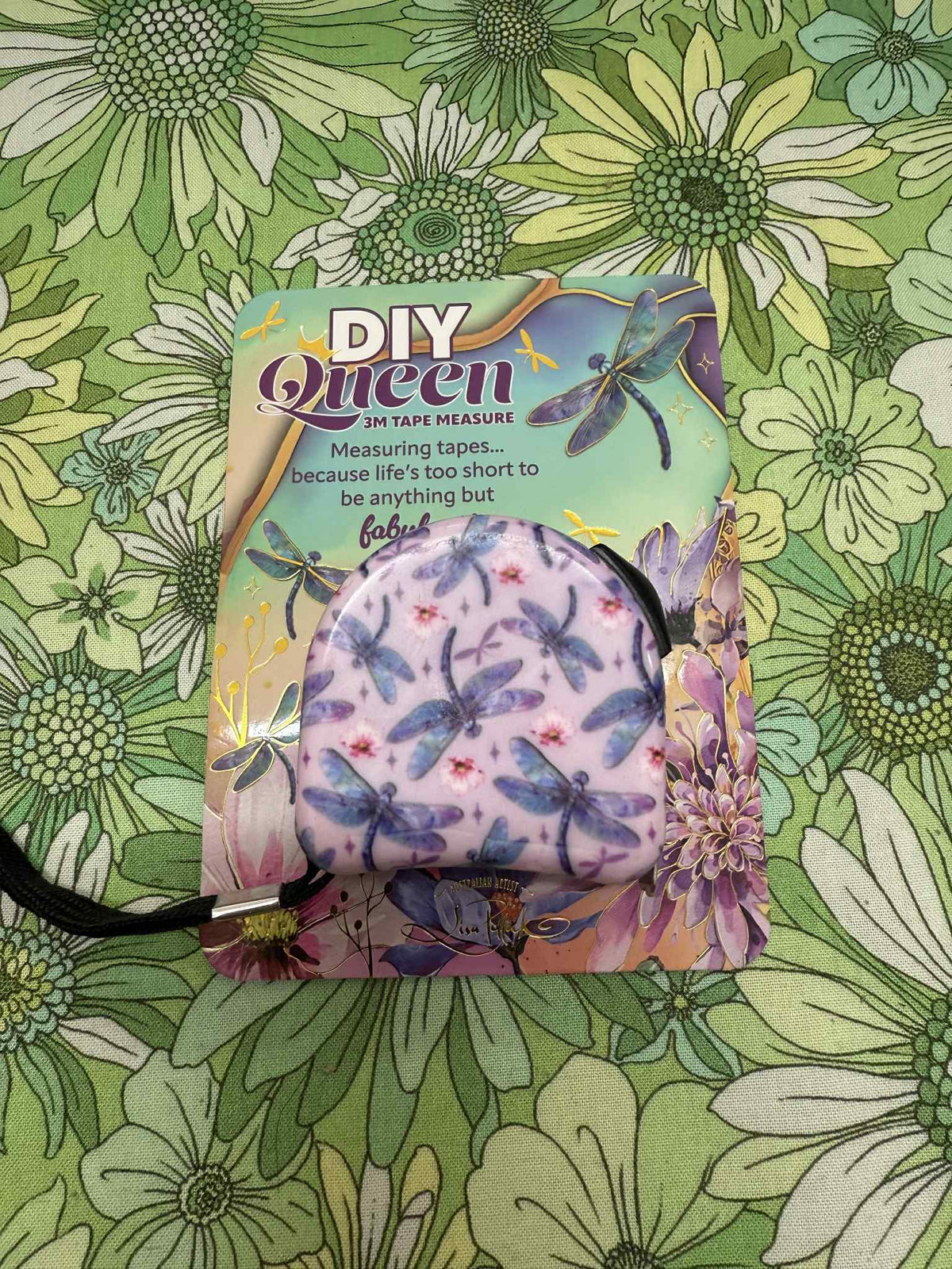 Lisa Pollock - DIY Set - Tape Measure - Delightful Dragonflies
