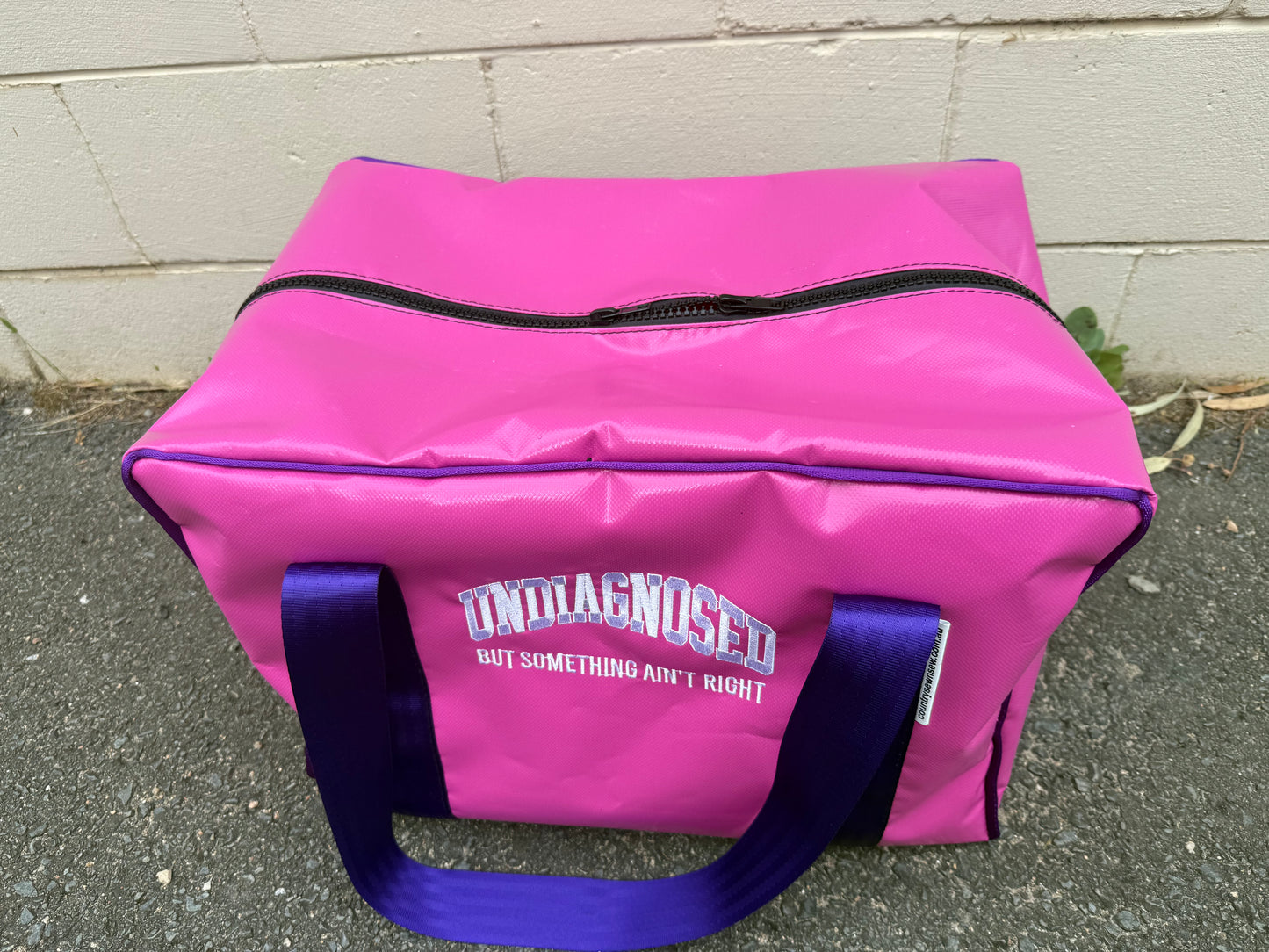 PVC MEDIUM overnight bag - Undiagnosed But Something Ain't Right