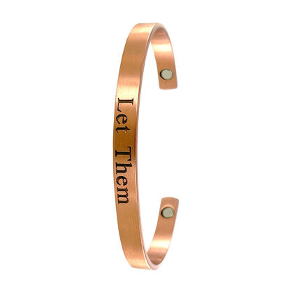 Copper Bangle - Magnetic - Let them