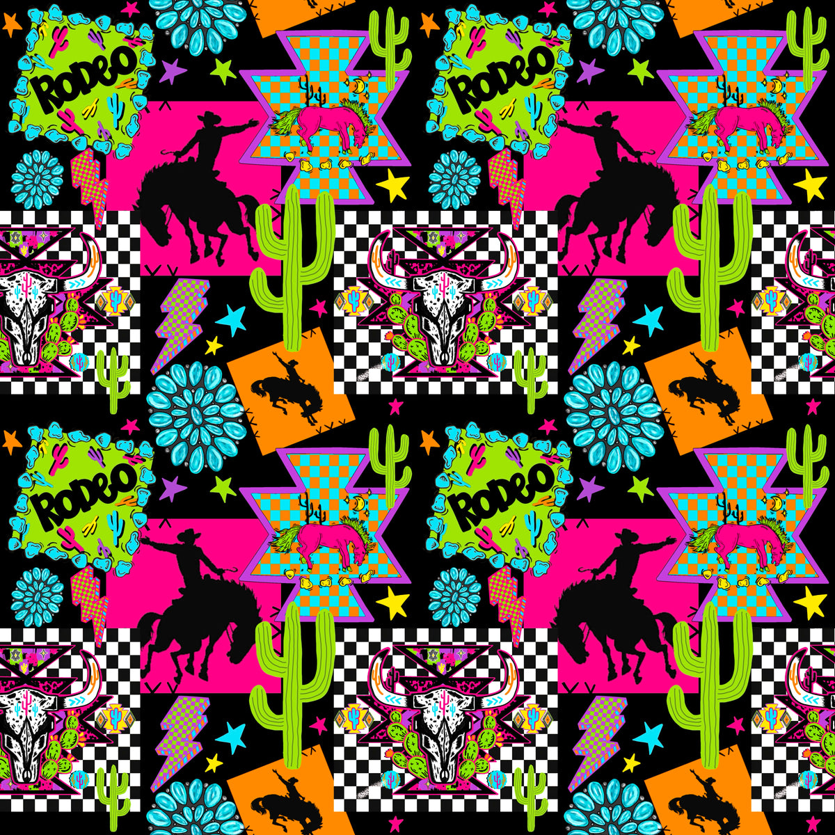Pre Order Swag Blanket - Western neon