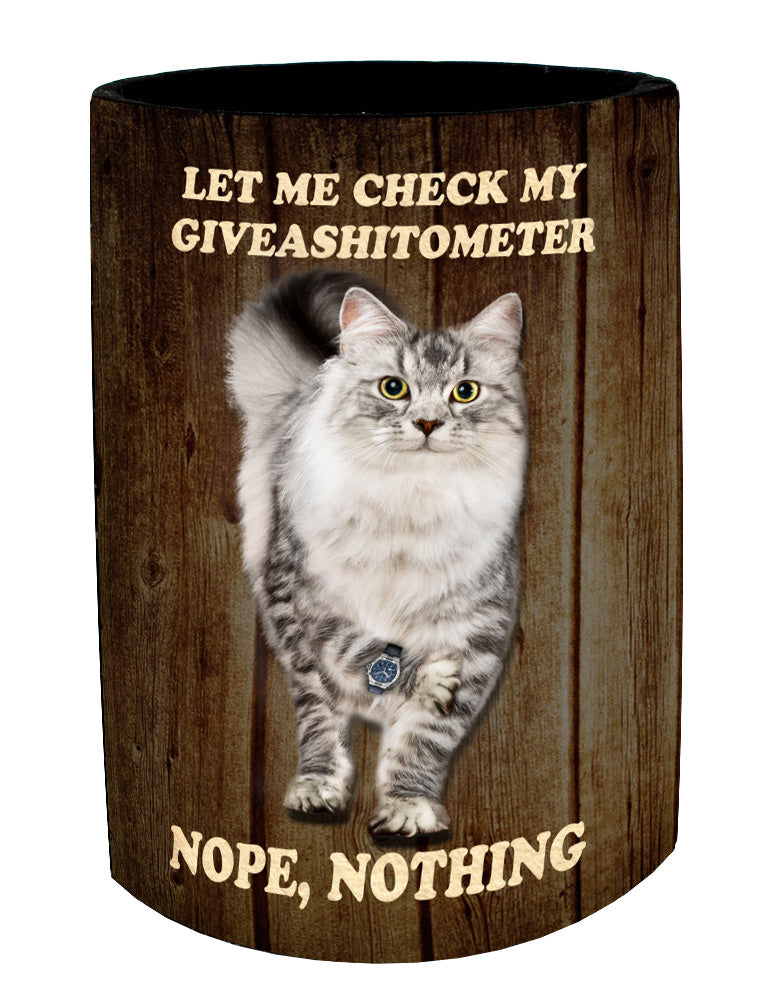 Vinyl Stubby Holder - Giveashitameter