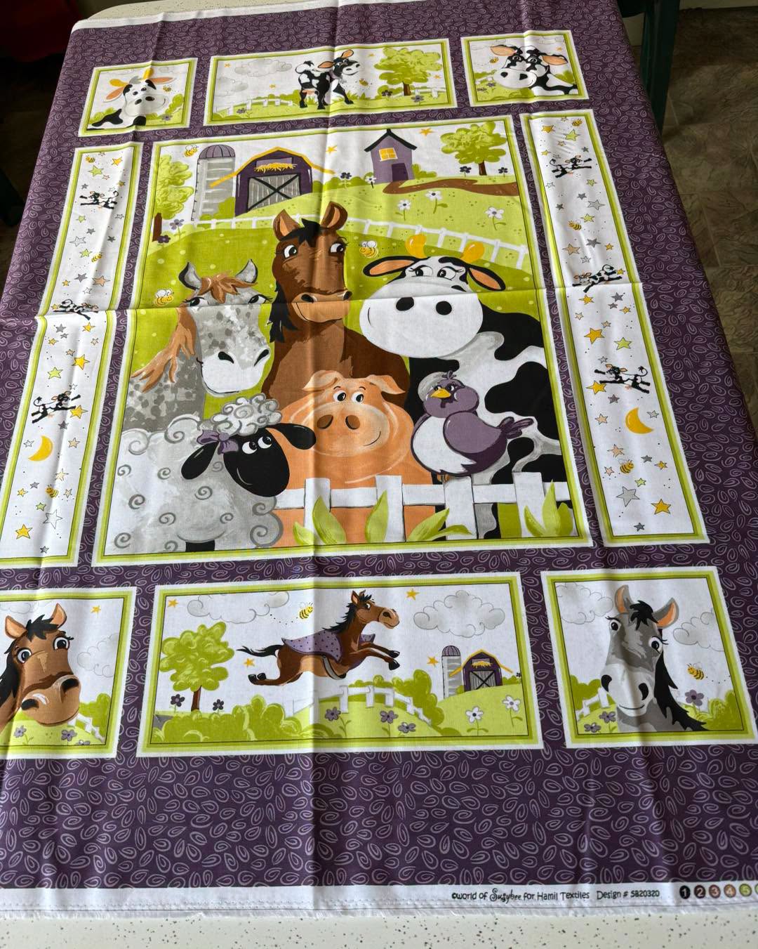 Fabric Panel - Farm