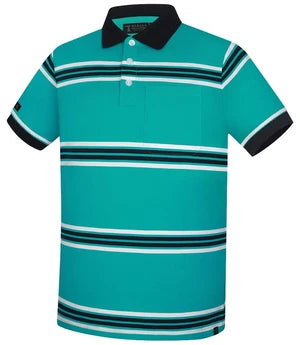 Pilbara Men's Yarn-Dyed Striped Pocket Polo
