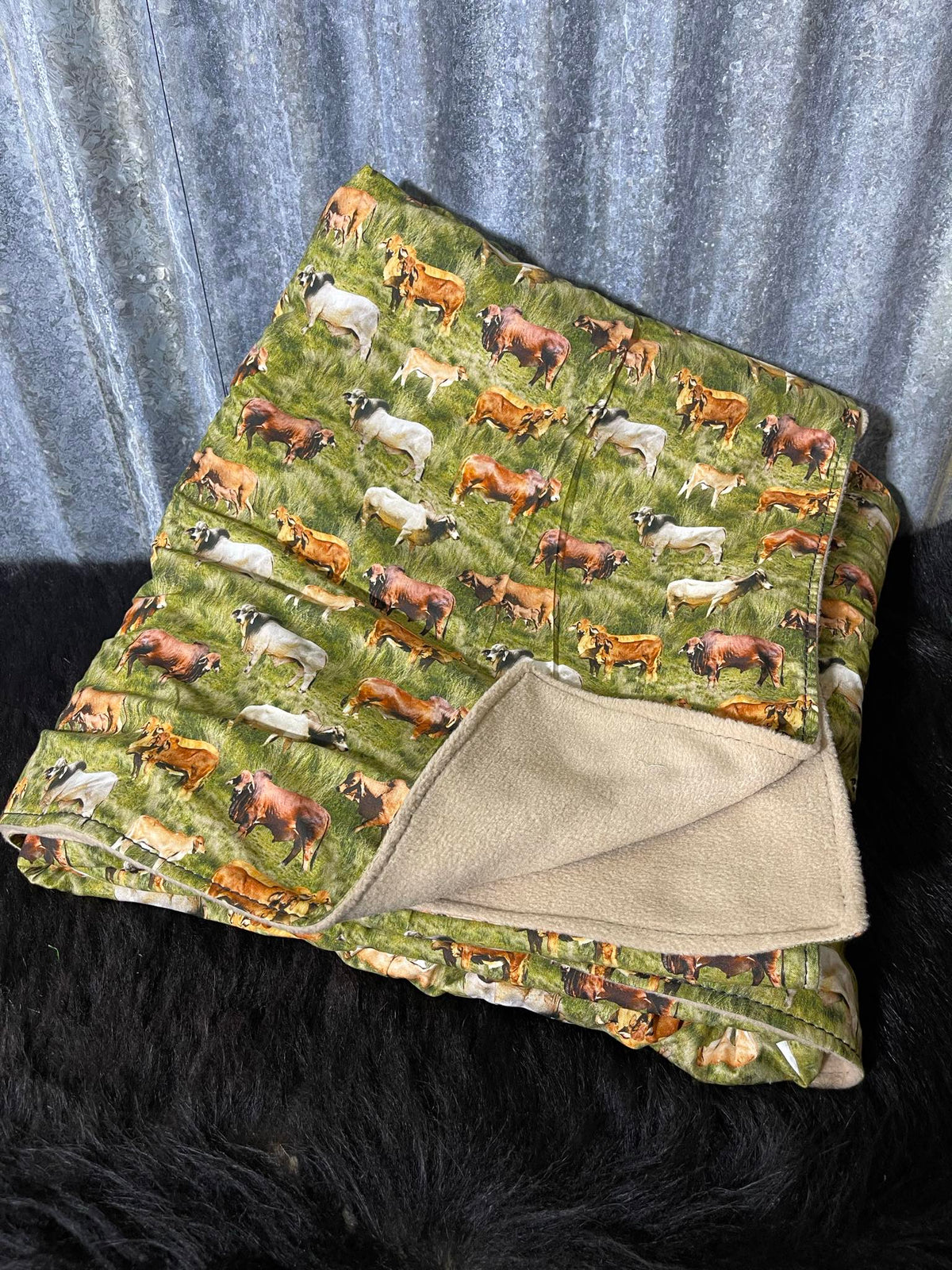 Swag Blanket - Brahman Cows