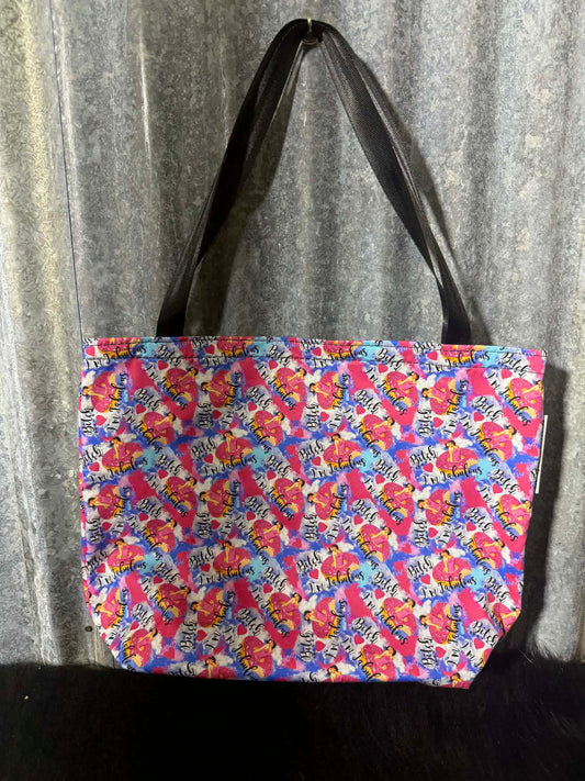 Fabric Shopping bag - (Ready Made) -SWEARING - Bitch I'm fabulous