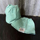 Fabric sock savers-Blue gingham