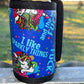 Vinyl Stubby Holder - I like sparkly things and the word fuck
