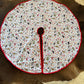 Christmas Tree Skirt - Red tractor design