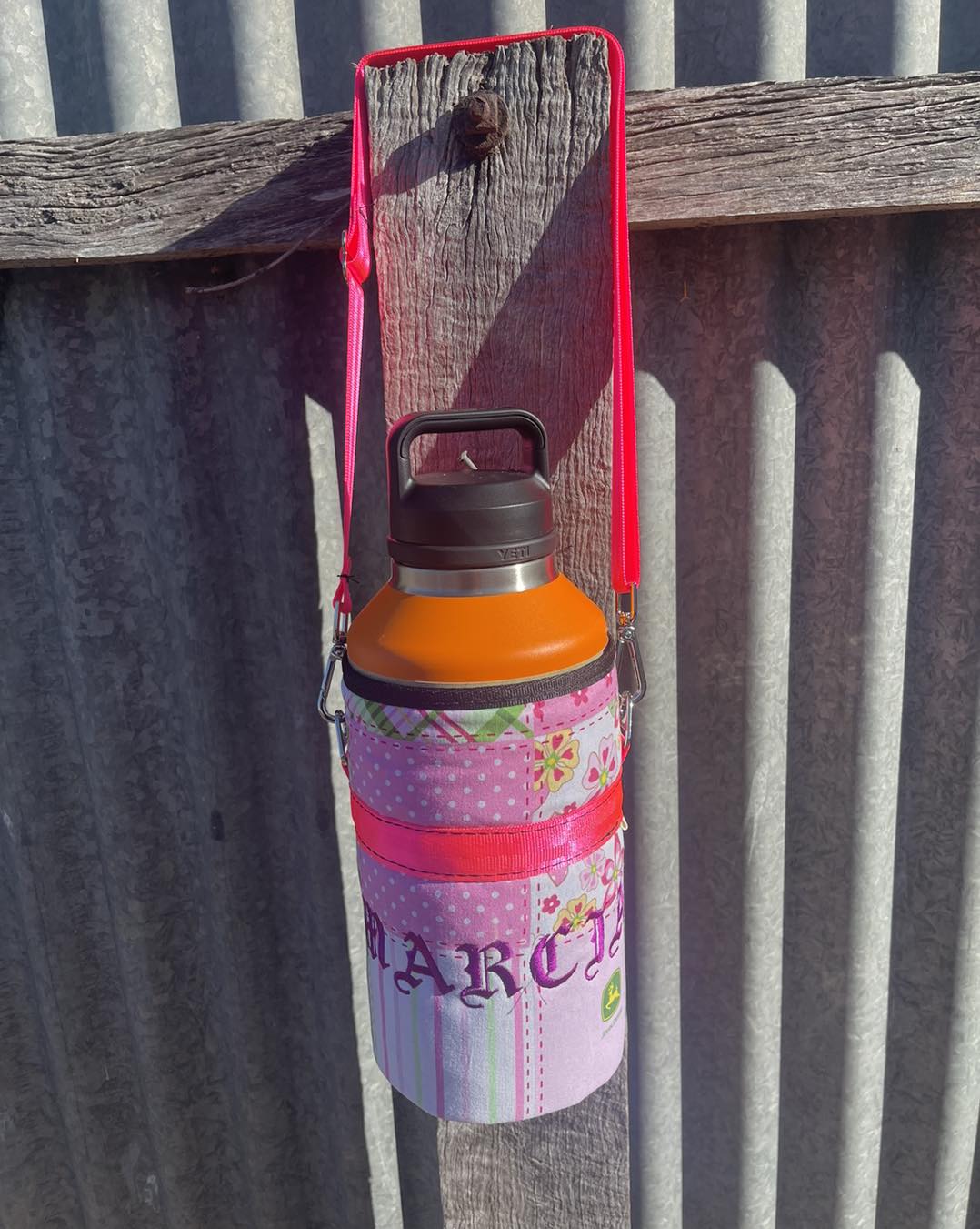 46 oz Yeti cover with fabric