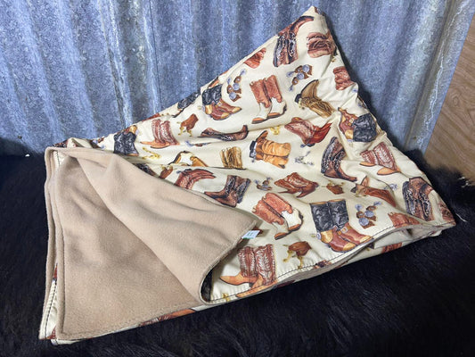 Swag Blanket - Cowboy Boots