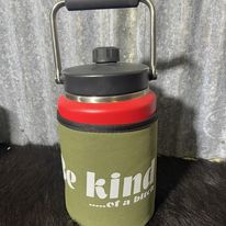 Printed  Yeti Rambler HALF gallon cover - Be kind.... of a bitch