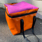 Milk crate bag - Pink/Orange
