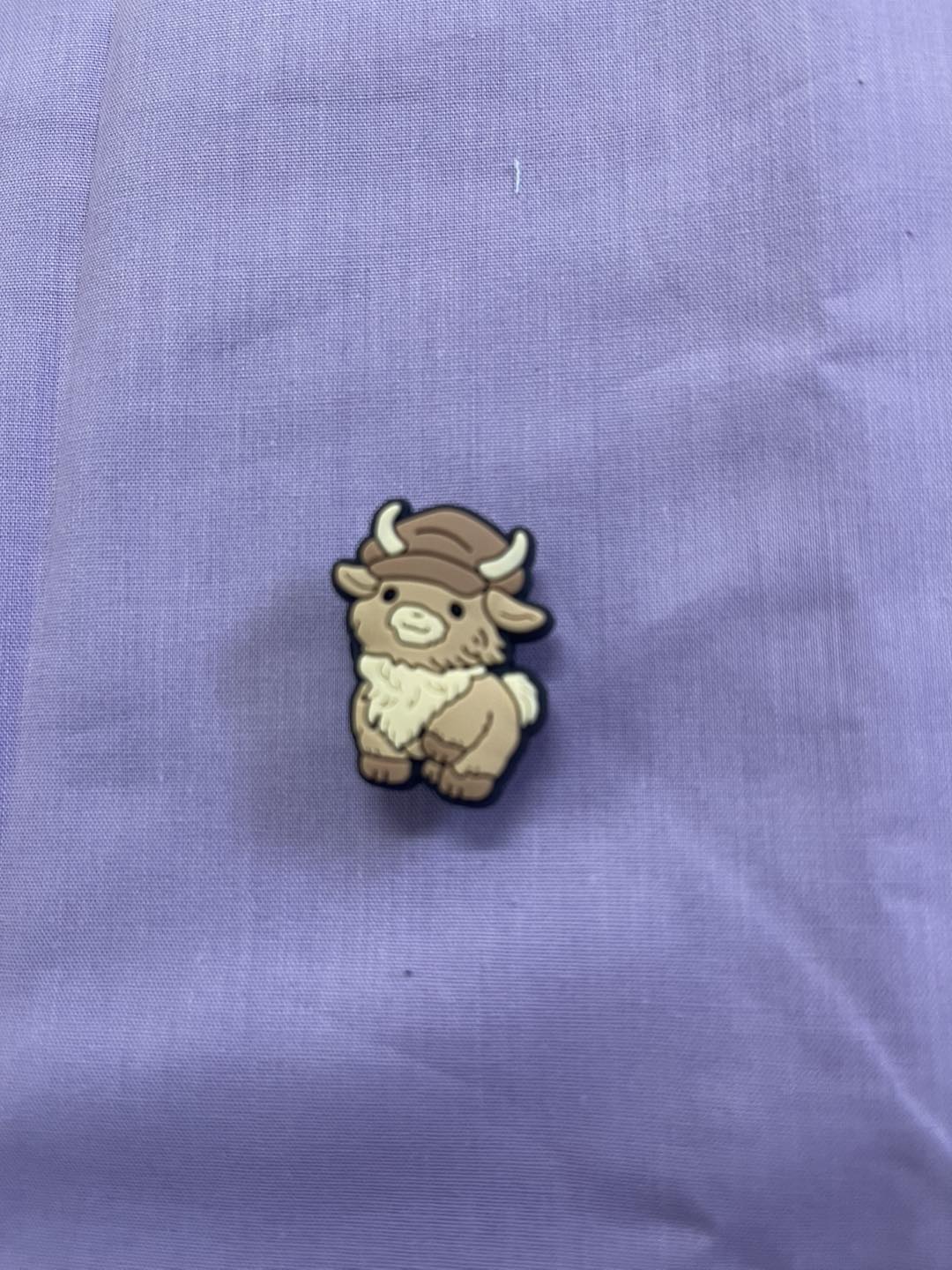 Croc Charm - Highland cow - 14