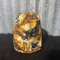 Fabric sock savers- motorbike rider in dust