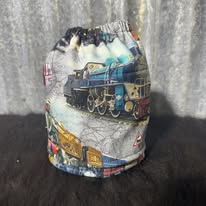 Fabric sock savers- trains