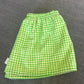 Fabric sock savers - Green gingham