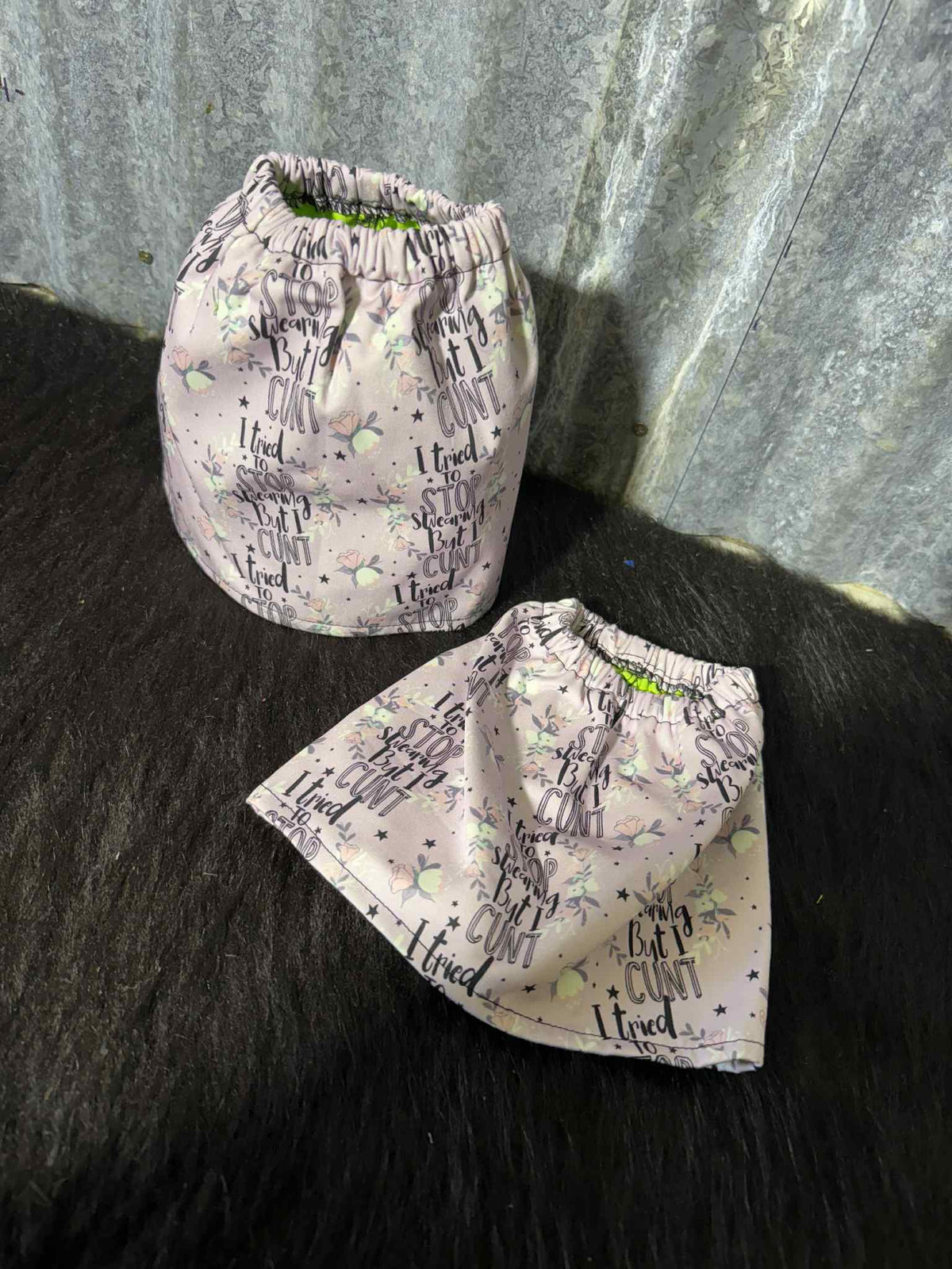 Fabric sock savers- I tried to stop swearing but I C&*t