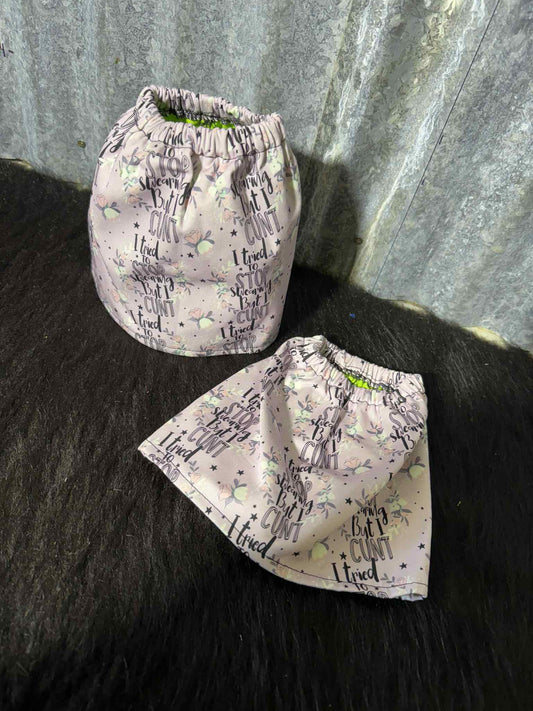Fabric sock savers- I tried to stop swearing but I C&*t