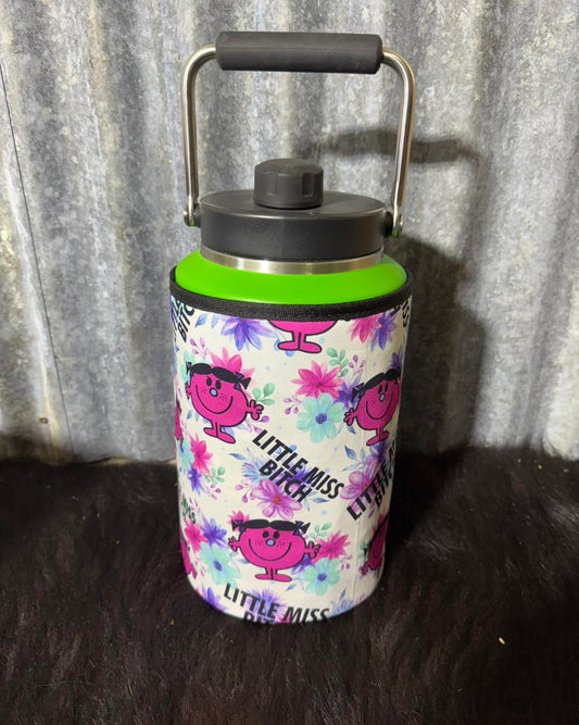 Yeti GALLON with fabric READY MADE - Little Miss Bitch