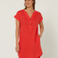 Pilbara Women's 'Alina' Linen Cap Sleeve Dress