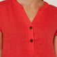 Pilbara Women's 'Alina' Linen Cap Sleeve Dress