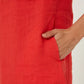 Pilbara Women's 'Alina' Linen Cap Sleeve Dress