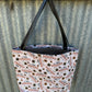 Fabric Shopping bag - (Ready  Made) -Country sew n sew tan