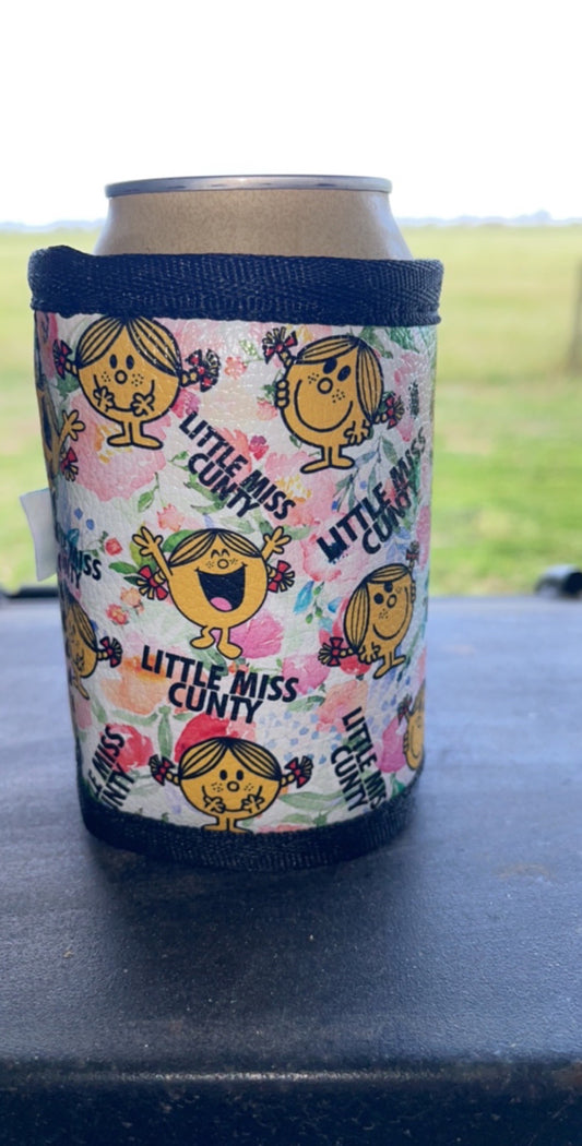 Vinyl Stubby Holder - Little miss Cunty