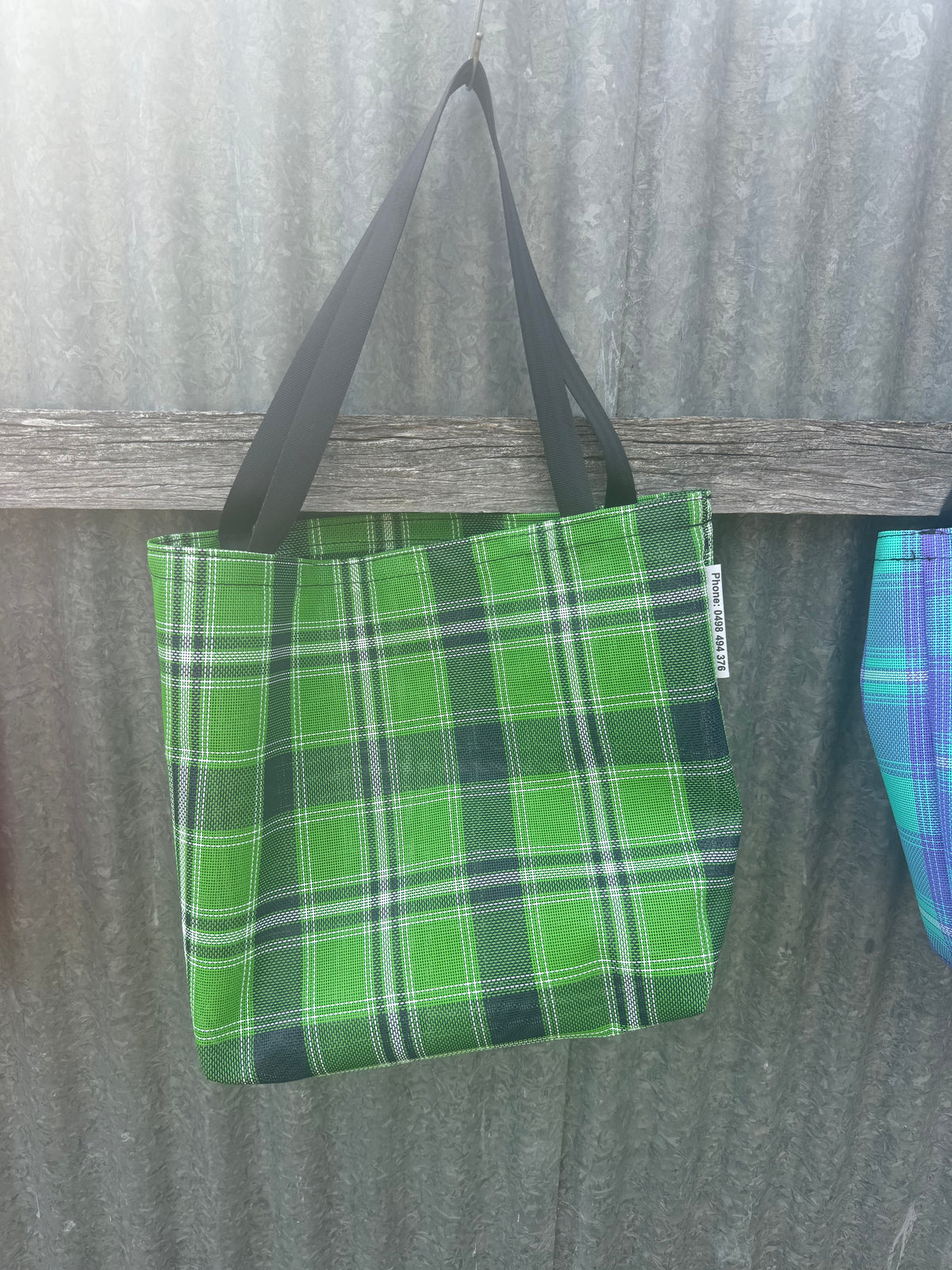 Mesh Shopping bag - (Ready Made) - Green