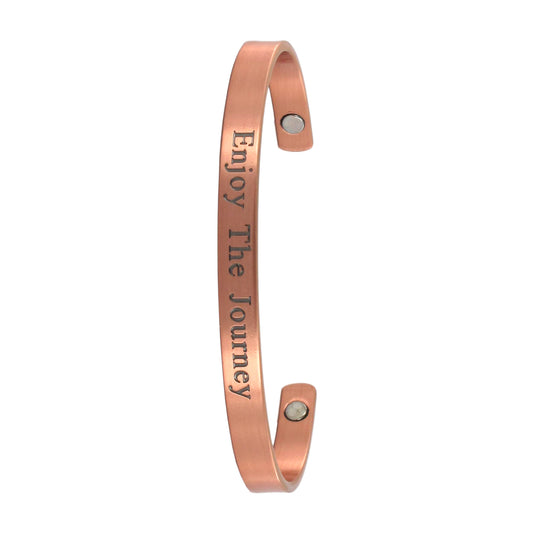 Copper Bangle - Magnetic - Enjoy the journey