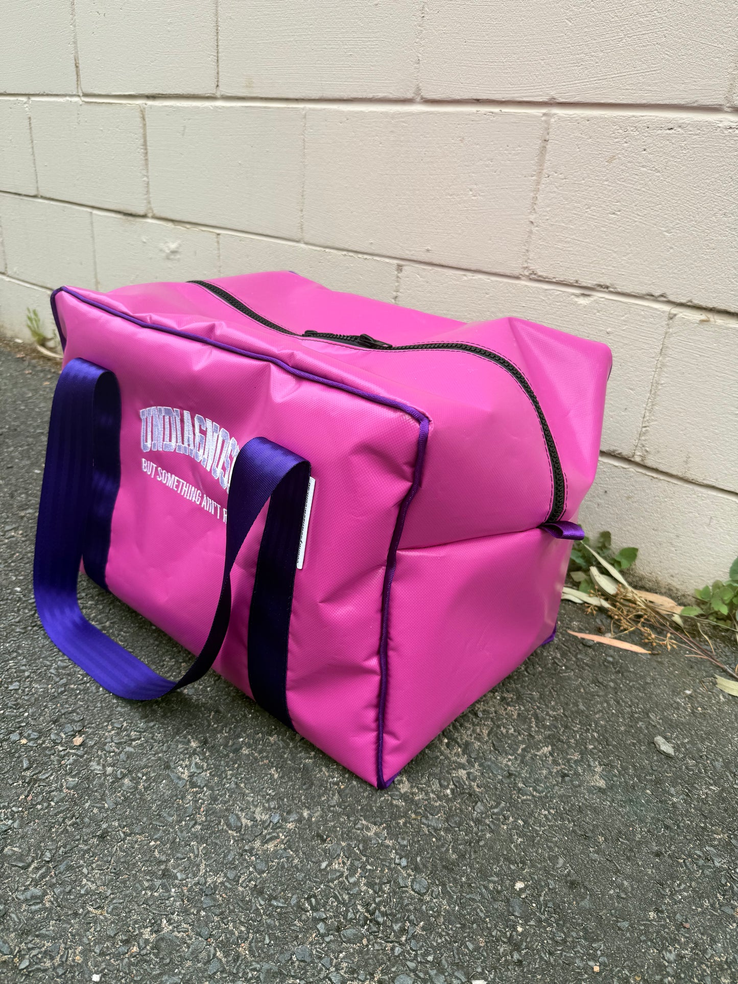 PVC MEDIUM overnight bag - Undiagnosed But Something Ain't Right