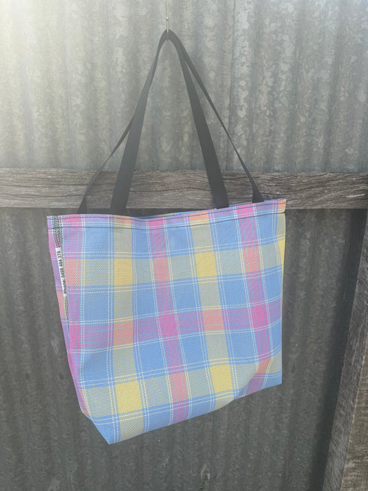 Mesh Shopping bag - (Ready Made) - pink