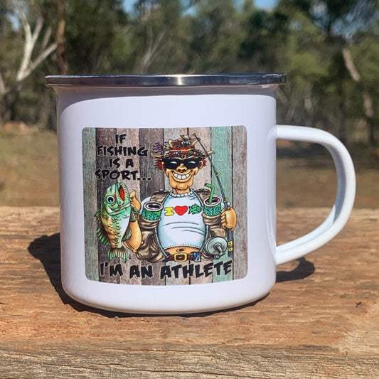 Camping Mug - Fishing Athlete