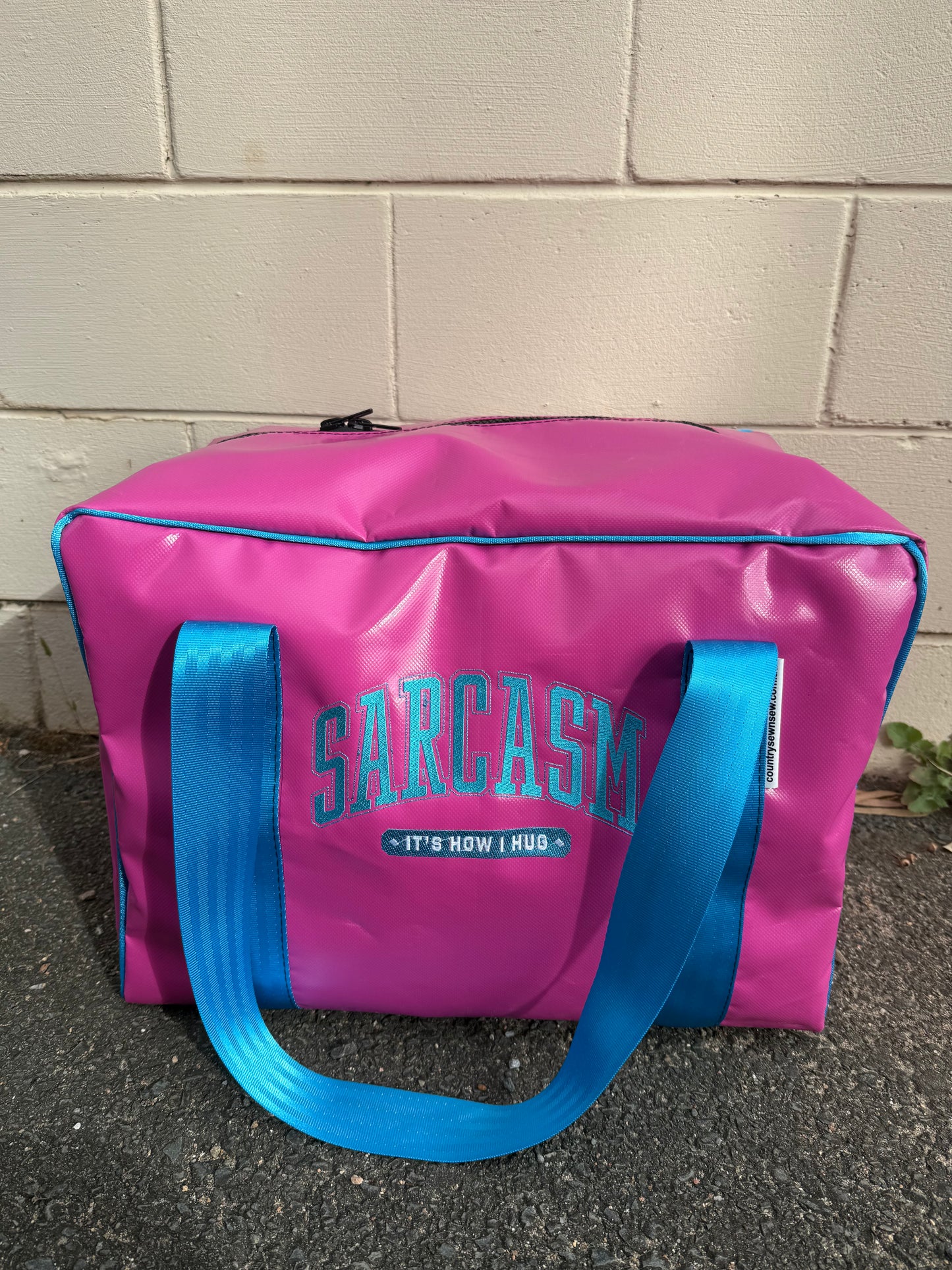 PVC MEDIUM overnight bag - Sarcasm Is My Hug