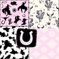 Pre Order Swag Blanket - Pink rodeo patch