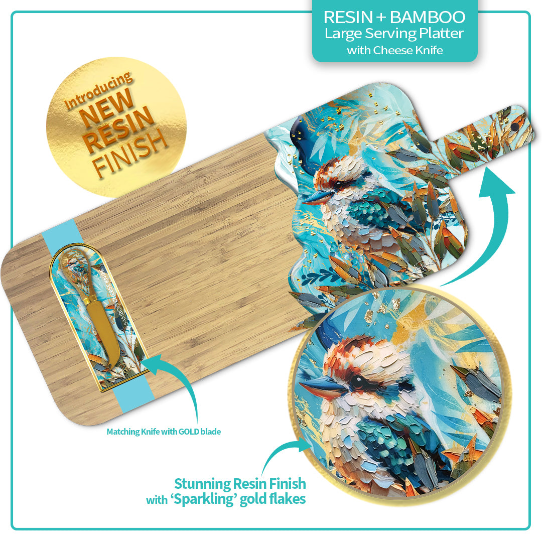 Lisa Pollock Bamboo Grazing Board -    Kooka