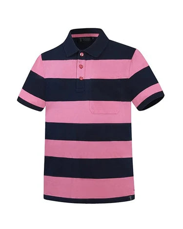 Pilbara Men's Yarn-Dyed Striped Pocket Polo