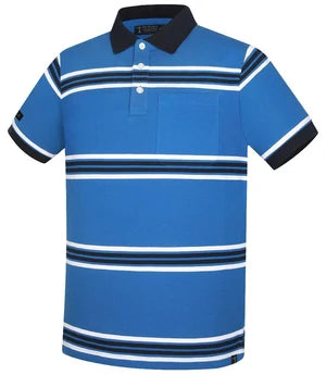Pilbara Men's Yarn-Dyed Striped Pocket Polo