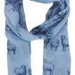 Scarf - Sheep Scarf - Blue