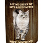 Vinyl Stubby Holder - Giveashitameter