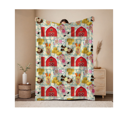 Pre Order Swag Blanket - Farm alphabet