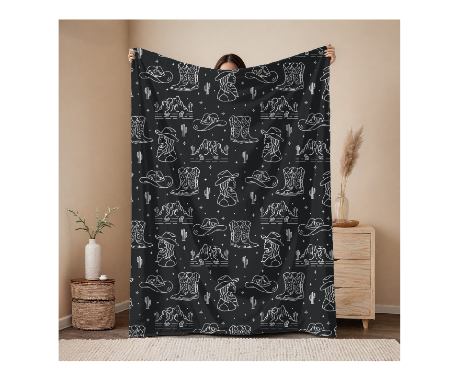 Pre Order Swag Blanket - Western line art