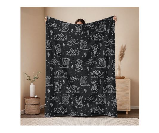 Pre Order Swag Blanket - Western line art
