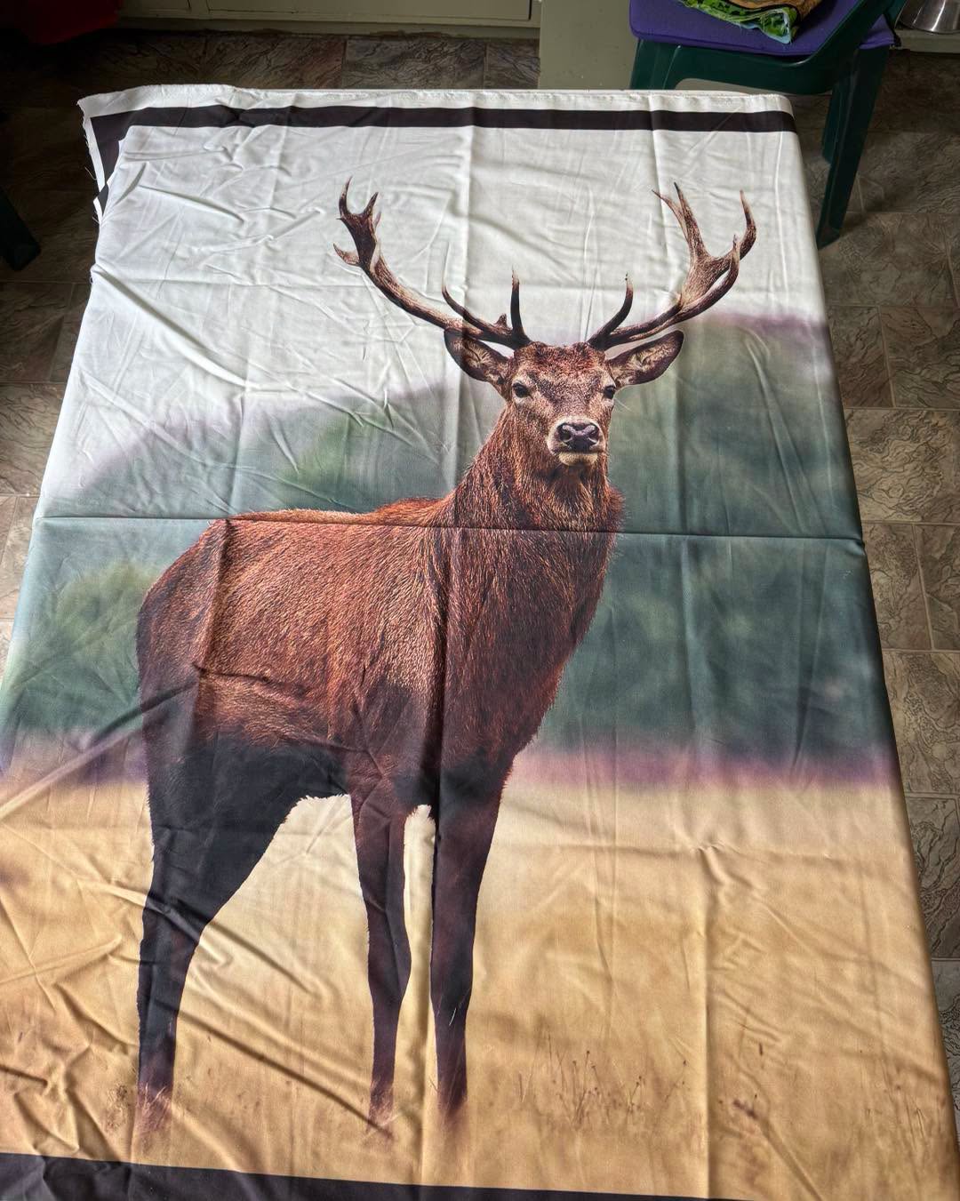 Fabric Panel - Deer