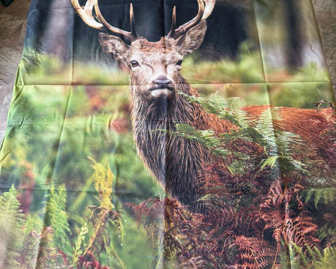 Fabric Panel - Deer in Brush