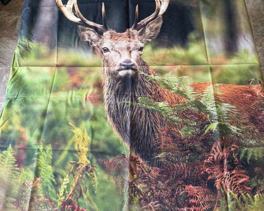 Fabric Panel - Deer in Brush