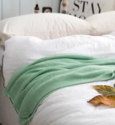 Knitted Cot blanket